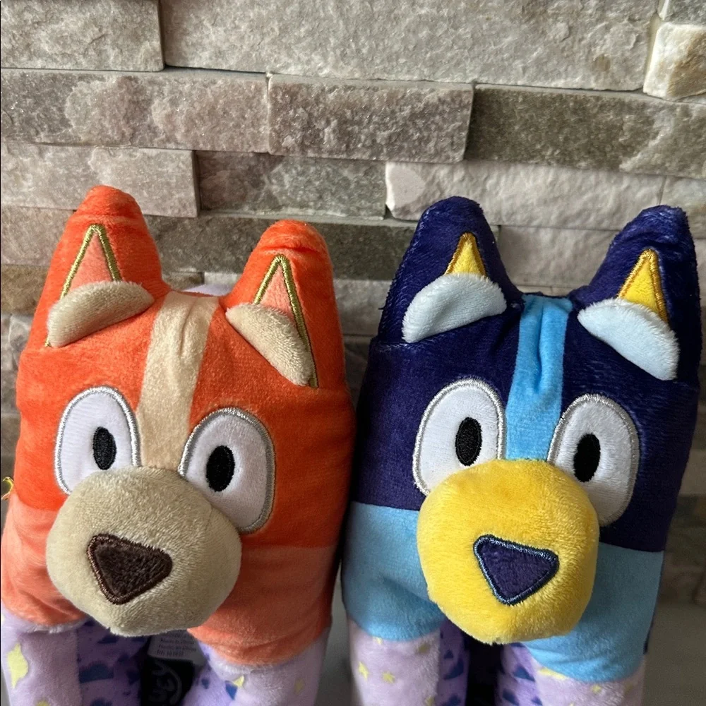 Bluey Toddler Girl Glow in The Dark Slipper Size 11-12
